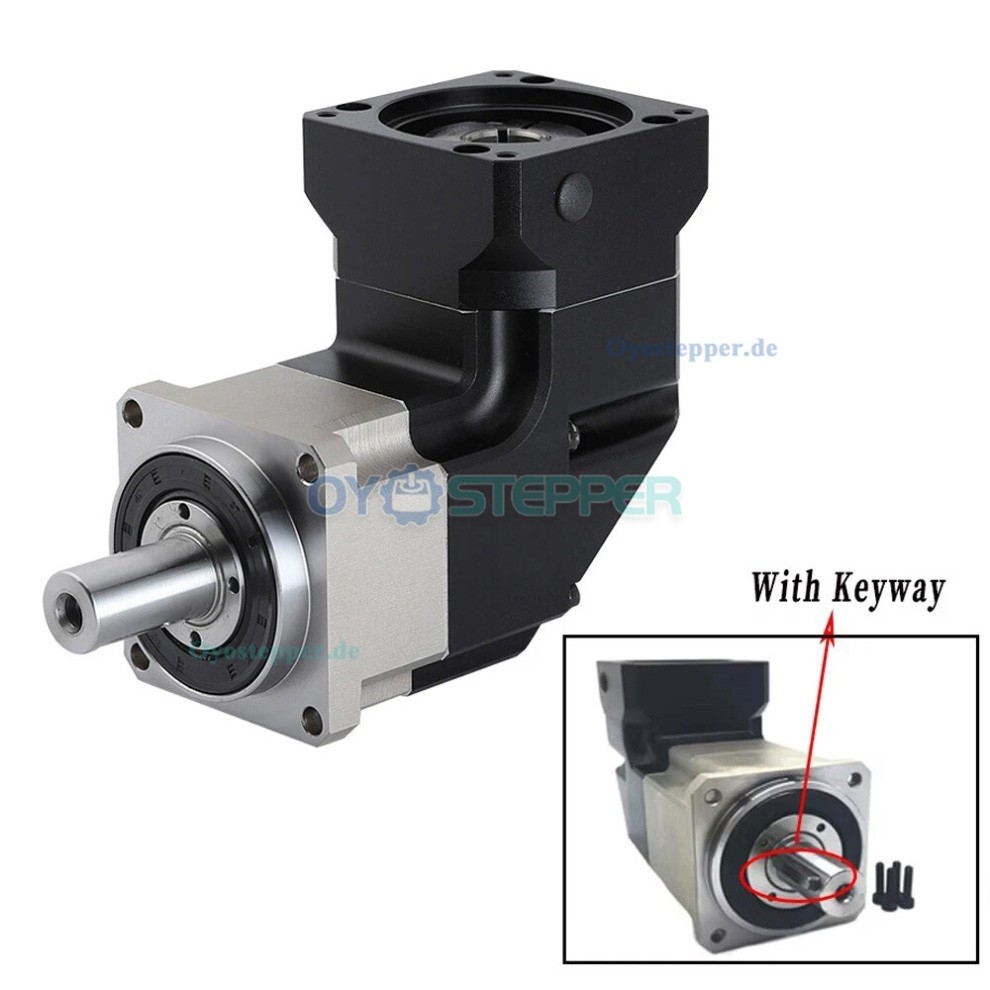 PLMG060 Winkel-Planetengetriebe f&uuml;r Nema 23 Schrittmotor / 60mm Servomotor